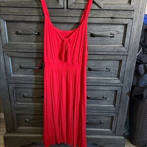 Torrid Vibrant Red Midi Dress